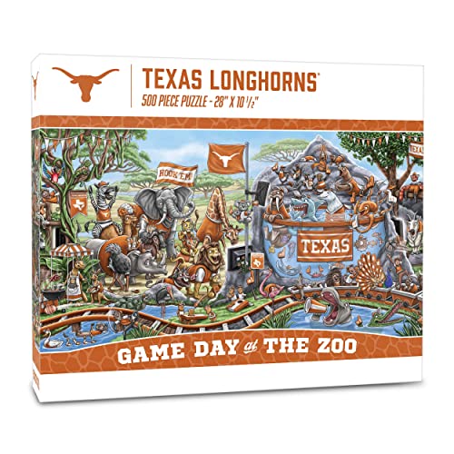 YouTheFan NCAA Texas Longhorns Game Day at The Zoo 500pc Puzzle