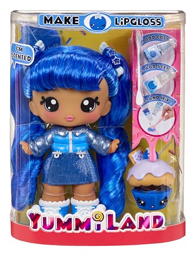 Yummiland Large Doll + Lipgloss Pet- Rory Blueberry, Age 4+