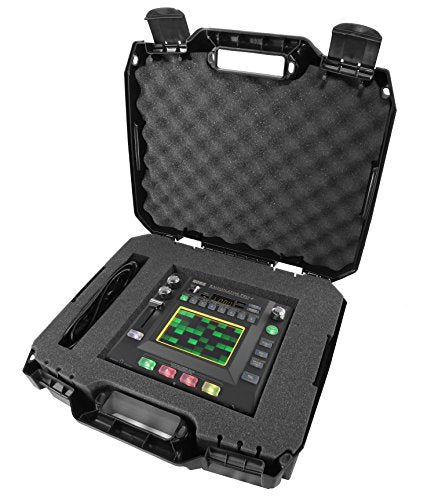 CASEMATIX Travel Hard Case Compatible with Mackie DLZ Creator XS Adaptive Digital Mixer for Podcasting in Customizable Foam - Includes Case Only