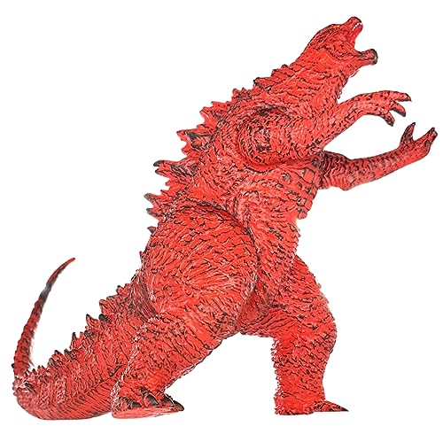 TwCare Fire Godzilla vs. Kong 2021 Toy Burning Action Figure: Flaming King of The Monsters, Movie Series Movable Joints Soft Vinyl, Travel Bag