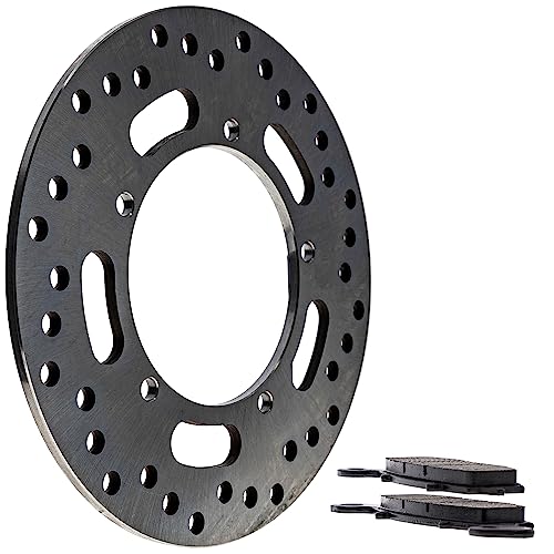 NICHE Rear Right Brake Rotor Pad Kit Semi Metallic For Kawasaki Vulcan 900 43082-1237 43082-1226 41080-0093-CM