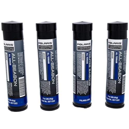 Polaris OEM 4pk of 3 oz Premium All Season Grease Tube Water Resistant Lubricant For Ranger RZR ATV Snowmobile 2871322