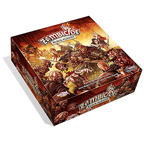 Zombicide Black Plague Board Game Base Strategy Board Game Cooperative Board Game for Teens and Adults Zombie Board Game Ages 14+ 1-6 Players Average Playtime 1 Hour Made by CMON