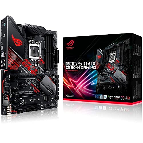 Asus Rog Strix Z390-H Gaming LGA1151 Intel 8th and 9th Gen ATX DDR4 DP HDMI M.2 USB 3.1 Gen2 Gigabit LAN Motherboard