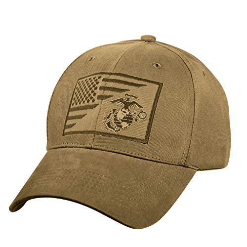 Rothco 7185: USMC Eagle, Globe and Anchor/Us Flag Low Pro Cap