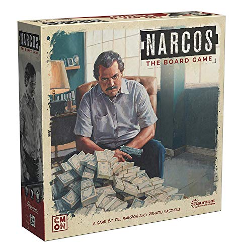 Narcos: The Board Game - Experience The Thrilling World of Drug Trade, Action-Packed Game Based on The Hit Netflix TV Series, Ages 18+, 2-5 Players, 75 Minute Playtime, Made by CMON