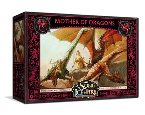 A Song of Ice and Fire Tabletop Miniatures Mother of Dragons Box Set - Rule The Skies with Daenerys Targaryen, Strategy Game for Adults, Ages 14+, 2+ Players, 45-60 Minute Playtime, Made by CMON