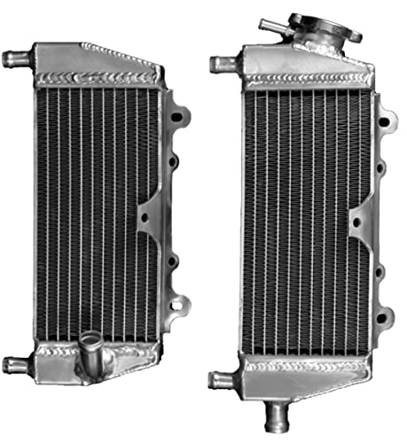 2ROWS Aluminum Radiator For 1994-2002 1995 1996 1997 1998 1999 2000 2001 Kawasaki KX250 / KX125 Left Right