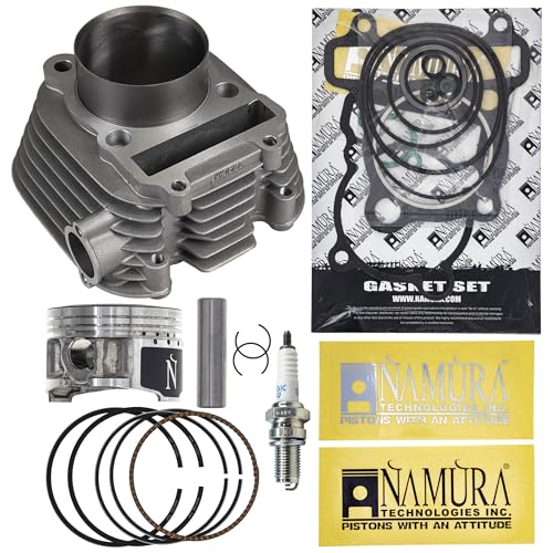 NICHE Cylinder Namura Piston Gasket Kit for Yamaha Bear Tracker Timberwolf 250 4BD-11310-01-00 29U-11633-00