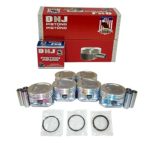 DNJ PRK1123 Piston and Ring Kit For 1996-2006 Jeep Cherokee Grand Cherokee Wrangler 4.0L L6 OHV 12V Naturally Aspirated