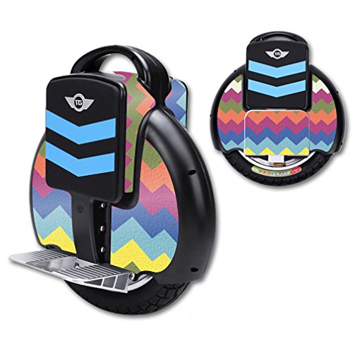 MightySkins Skin Compatible with TG-F3 Self Balancing one Wheel Electric Unicycle Scooter wrap Cover Sticker Earth Chevron