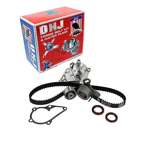 DNJ TBK122WP Timing Belt Kit with Water Pump for 1996-2011 / Hyundai, Kia/Accent, Rio, Rio5 / 1.5L, 1.6L / DOHC / L4 / 16V / 1495cc, 1599cc, 1600cc / VIN C, VIN N