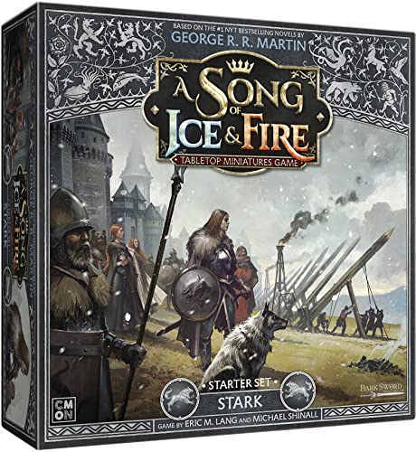 CMON A Song of Ice Fire Tabletop Miniatures Game Stark Starter Set Strategy Game for Teens and Adults Ages 14+ 2+ Players Average Playtime 45-60 Minutes Made by CMON