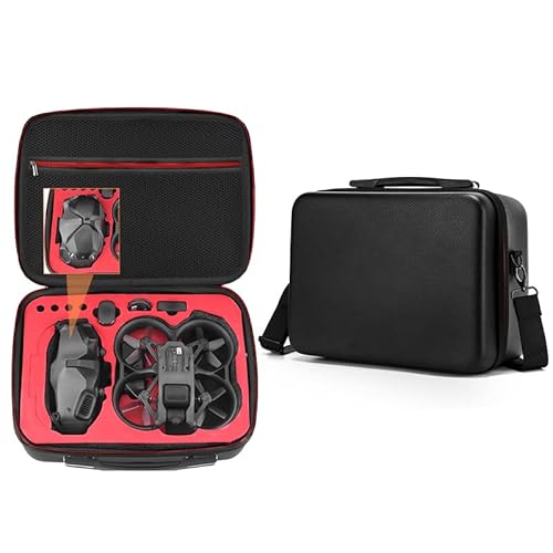 Drone Carrying Case Portable Shoulder Bag For DJI Avata,Travel Storage Bag Drone Handbag,Drone Accessories,Drone Case Only, Black, 3426.513.4cm hyt-171