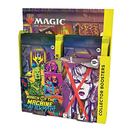 Magic: The Gathering March of the Machine: The Aftermath Collector Booster Box 12 Packs 72 Magic Cards