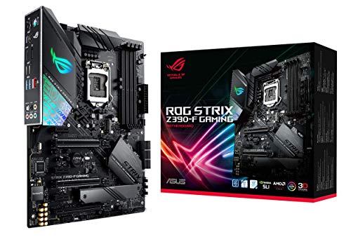 ASUS ROG Strix Z390-F Gaming Motherboard LGA1151 Intel 8th and 9th Gen ATX DDR4 DP HDMI M.2 USB 3.1 Gen2 Gigabit LAN