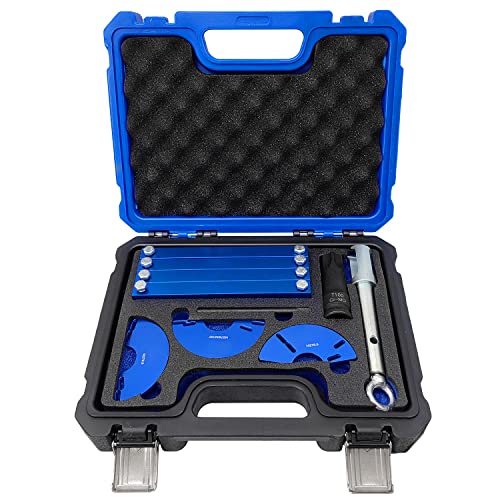 ZKTOOL Engine Alignment Locking Timing Tool Kit Compatible with Mercedes Benz M157/M276/M278, with 3PCS Camshaft Adjuster Tool, T100 Camshaft Socket, 276589014000, 278589002300