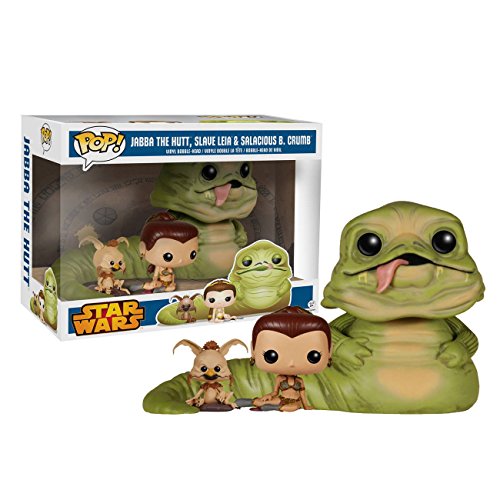 Funko POP! Exclusive Star Wars 6" Jabba the Hutt with Slave Leia Salacious B. Crumb