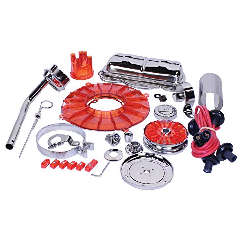 Super Color Chrome Dress Up Kit, Red, for Aircooled VW, Compatible with Dune Buggy