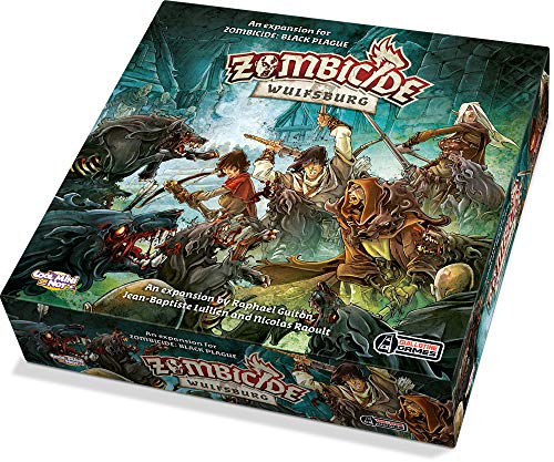 Zombicide Black Plague Wulfsburg Board Game EXPANSION Strategy Game Cooperative Board Game for Teens and Adults Zombie Board Game Ages 14+ 1-6 Players Avg. Playtime 1 Hour Made by CMON