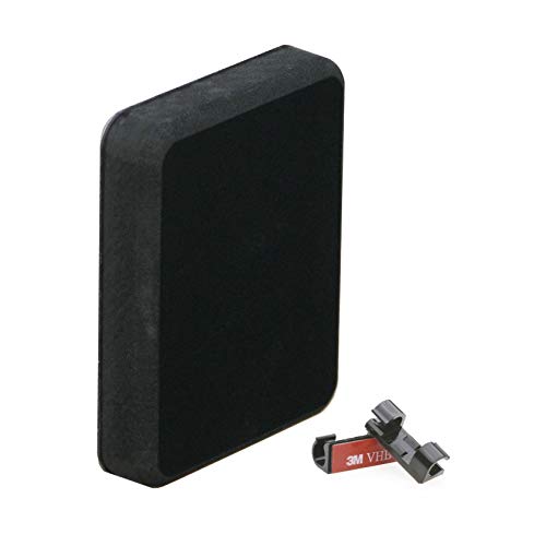 Seaworthy Innovations Standard-Size Stern Pad for Accessory and Transducer Mounting (Not for Large 3D Scan Transducers), Black, Made in USA with Genuine 3M VHB Adhesive