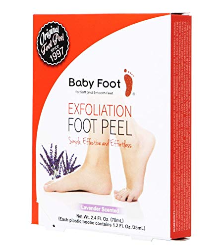 Baby Foot Original Foot Peel Exfoliator with Fresh Lavender Scent (2 x Masks)