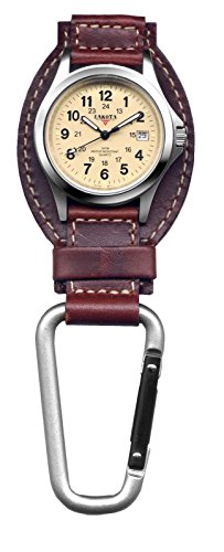 Dakota Field Leather Clip Watch (Brown)