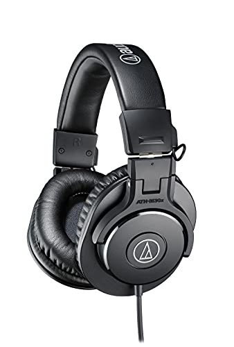 Audio-Technica ATH-M30x Professional Studio Monitor Headphones (Black)
