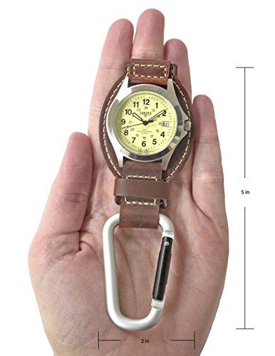 Dakota Field Leather Clip Watch (Brown)