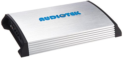 Audiotek AT840S 2400W 2-Channel Class AB Stereo Car Amplifier with Bass Control (2 Ohm Stable)