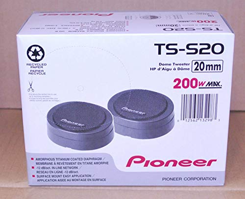 Pioneer TS-S20 20mm High-Power Component Dome Tweeter