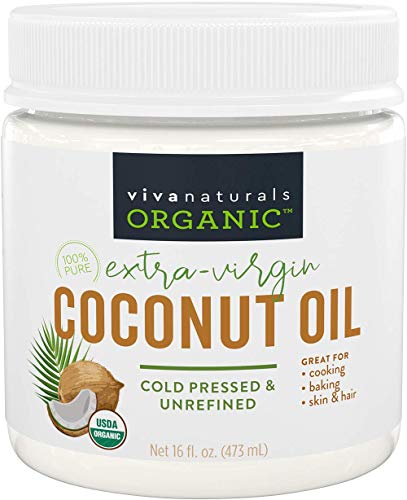 Viva Naturals Organic Virgin Coconut Oil, 16 fl. oz. (473mL)