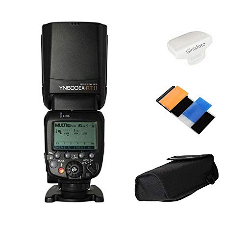 Yongnuo YN600EX-RT II Wireless Flash Speedlite for Canon 600EX-RT/ST-E3-RT Cameras - 1/8000sec Sync Speed, Master, USB Firmware Upgrade