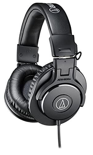 Audio-Technica ATH-M30x Professional Studio Monitor Headphones (Black)