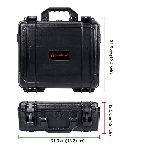 Smarty Hard Carrying Case for DJI Mavic 2 Pro/Zoom Fly More Combo (Upgrade Edition) – Waterproof Storage for Drone and Accessories