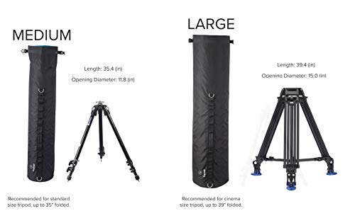 f-stop Medium Tripod Bag [Roll-Top Design] - Fits up to 35" Height, 11.8" Diam. Opening, Weatherproof