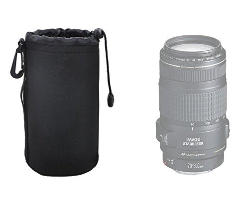 Nikon AF-S Nikkor DX 18-300mm f/3.5-5.6G ED VR and AF Zoom Nikkor 70-300mm f/4-5.6G and AF-S DX NIKKOR 18-200mm f/3.5-5.6G ED VR II Large Soft Lens Pouch (For Multiple Lenses)