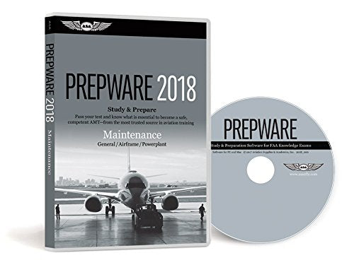 ASA AMT Prepware General Airframe & Powerplant 2018 [One Disk]