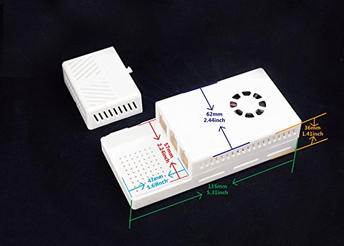 SummitLink Clear Case for DIY Raspberry Pi Stratux ADS-B Kit with Built-In Fan and Matte Finish (Does Not Fit AHRS)