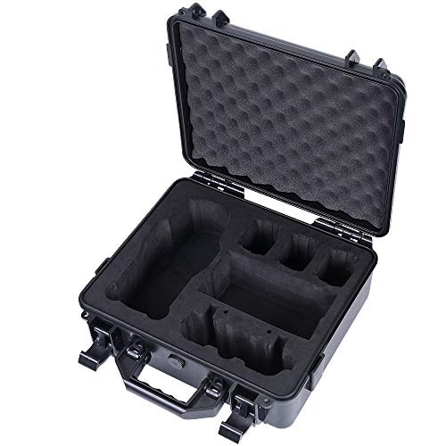 Smarty Hard Carrying Case for DJI Mavic 2 Pro/Zoom Fly More Combo (Upgrade Edition) – Waterproof Storage for Drone and Accessories