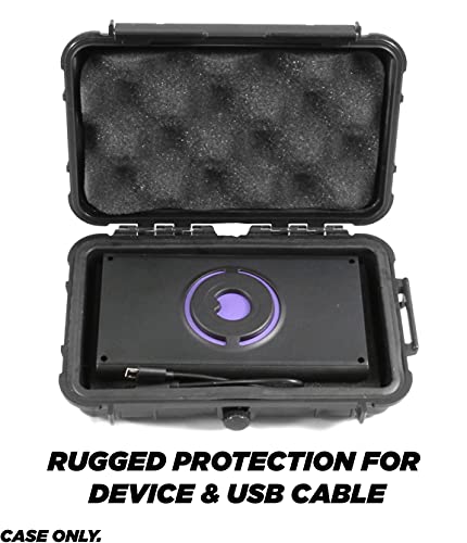 CASEMATIX Rugged Waterproof Case Compatible with Walabot DIY, DIY 2 and Cables (Case Only)