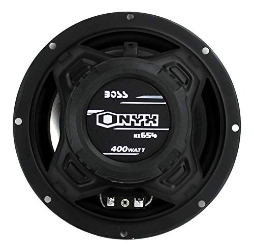 Boss NX654 Onyx 6.5in 400W 4-Way 4 Ohm Car Audio Speakers (2 Pairs)