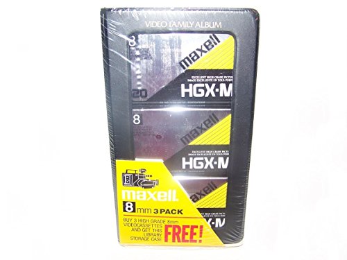 BULK AV90MP Video Cassette 8mm Hi 8 Standard Play 180min/6hr (2 pack)

Maxell HGX-M 8mm AV90MP Video Cassette (2-Pack), 180 Minutes/6 Hours Standard Play