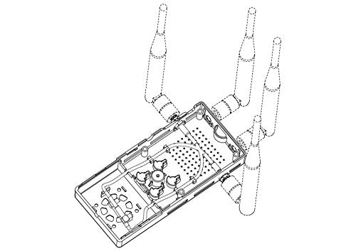 Summitlink V2 Tinted Protective Case with Dual Fans for Stratux ADS-B Kit and AHRS Module/GPYes (Fits)