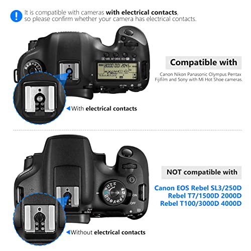 Neewer NW561 LCD Flash Speedlite for Canon, Nikon, Panasonic, Olympus, Pentax, Fujifilm, and Sony DSLR and Mirrorless Cameras with Mount Adapter.