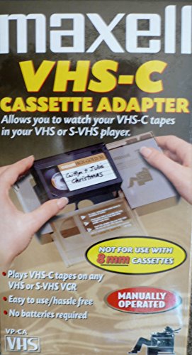 Maxell Mechanical Adapter for VHS-C Cassettes (VHS-C)