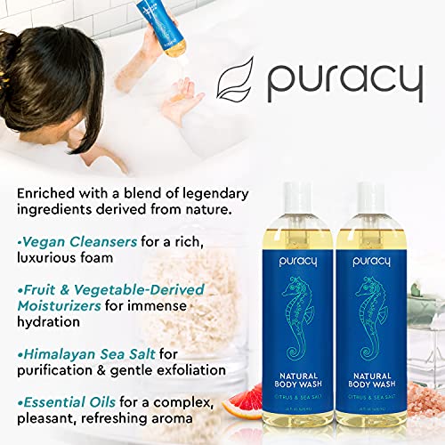 Puracy Natural Body Wash - 2 x 16 fl. oz. Pack