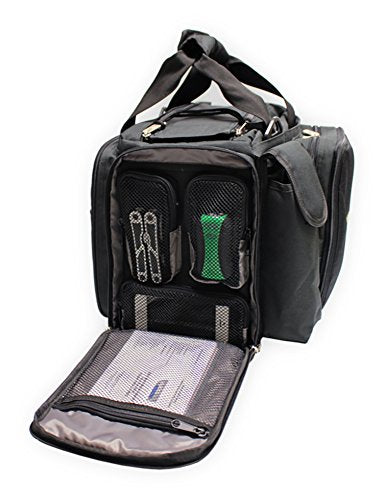 Design 4 Pilots CROSS COUNTRY Flight Bag (Black, Pilot Gift)