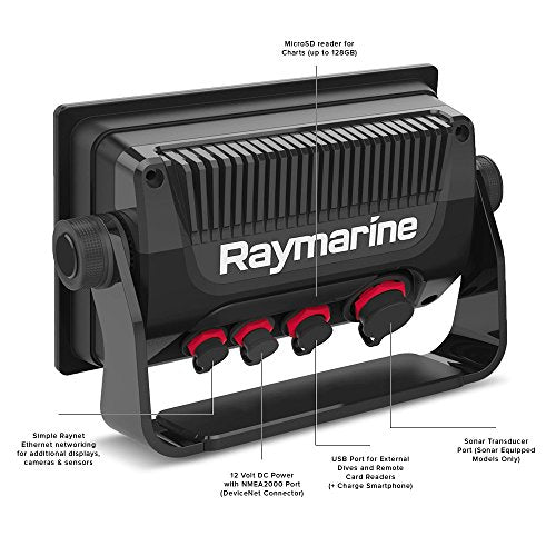 Raymarine Axiom 9 Fish Finder w/ Built-in GPS, WiFi, Chirp Sonar & RealVision 3D (Navionics+)