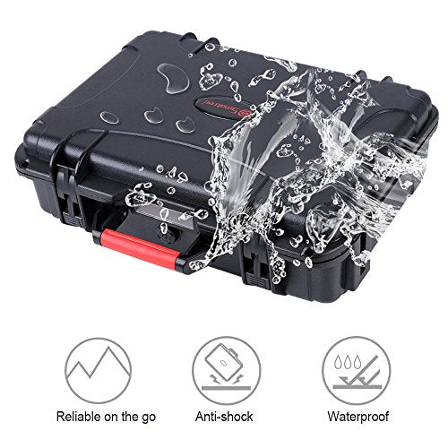 Smarty 10.2L Waterproof Carrying Case for DJI Spark Fly More Combo (Compatible with DJI Spark)